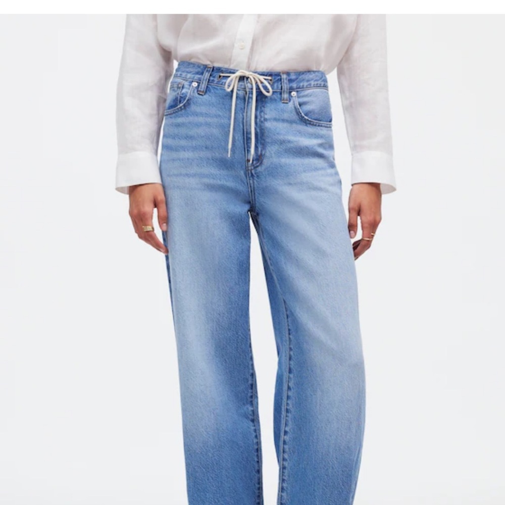 Madewell Women’s Superwide Leg Jeans with Drawstring